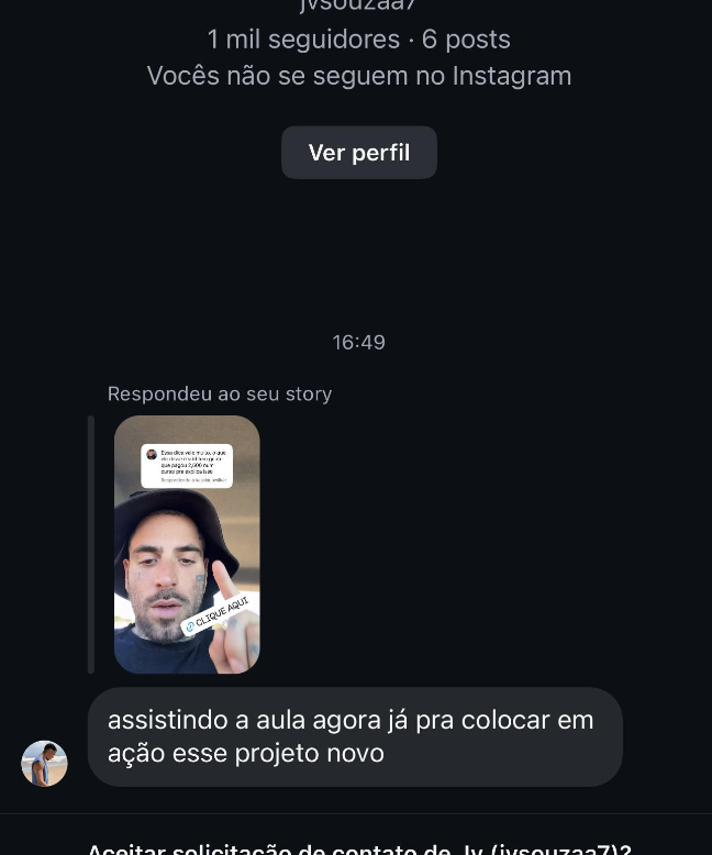 Depoimento real de aluno sobre os grupinhos de ofertas no WhatsApp 5