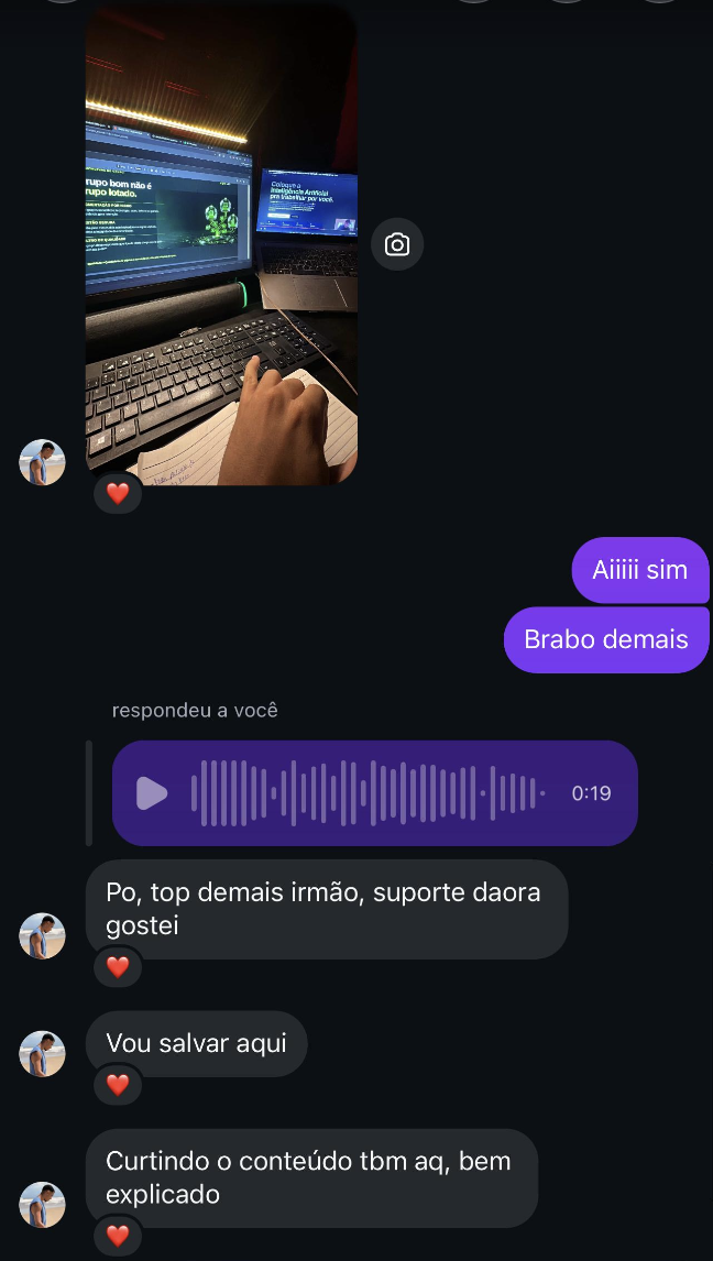 Depoimento real de aluno sobre os grupinhos de ofertas no WhatsApp 6